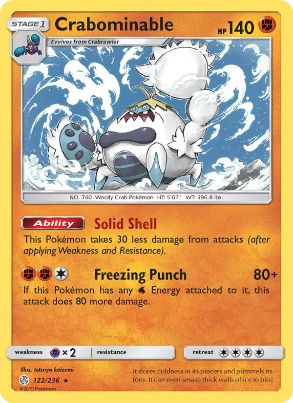 Crabominable — Cosmic Eclipse card #122