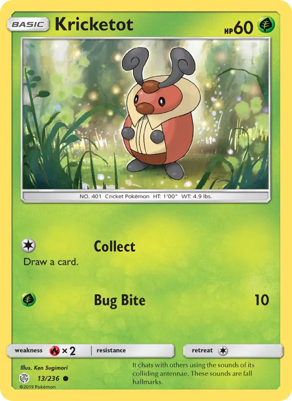 Kricketot — Cosmic Eclipse card #13