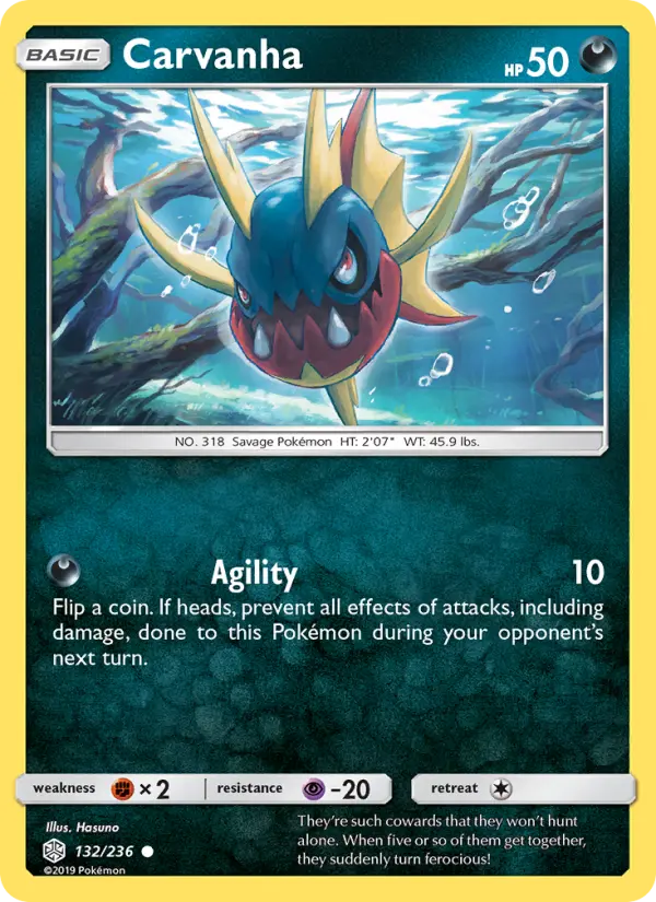Carvanha — Cosmic Eclipse card #132