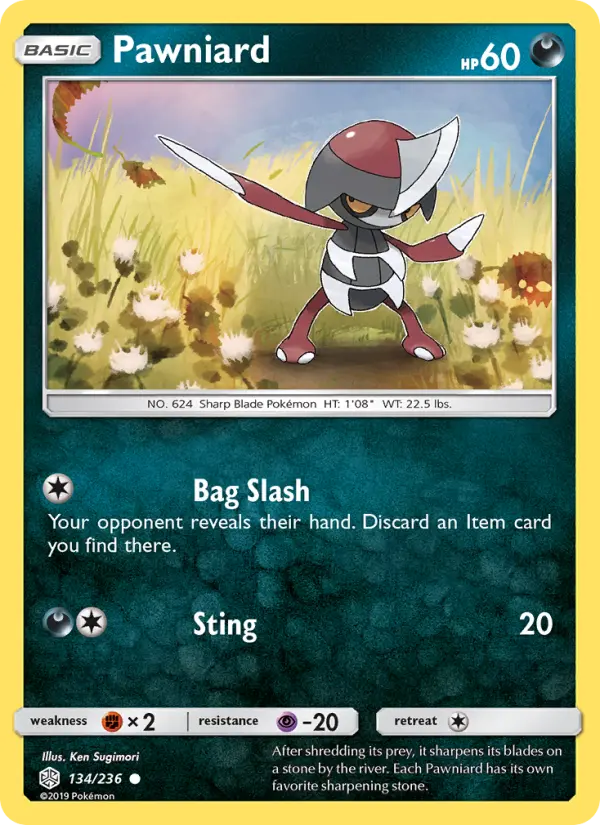Pawniard — Cosmic Eclipse card #134