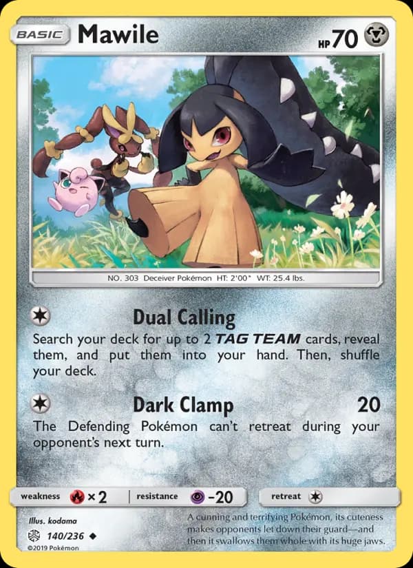 Mawile — Cosmic Eclipse card #140