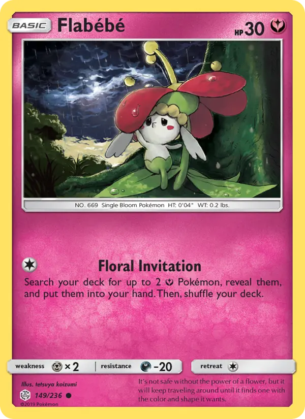 Flabébé — Cosmic Eclipse card #149