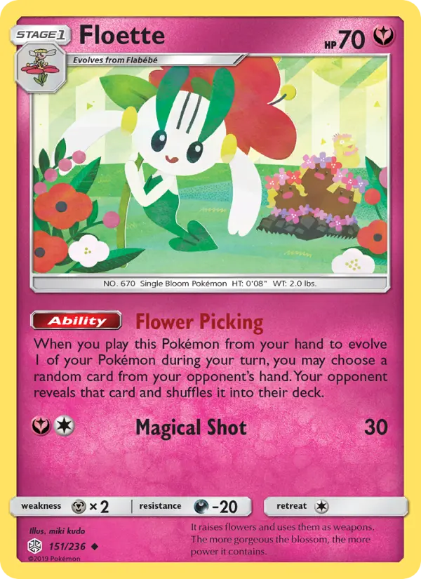 Floette — Cosmic Eclipse card #151