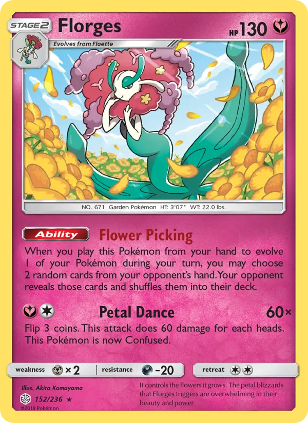 Florges — Cosmic Eclipse card #152