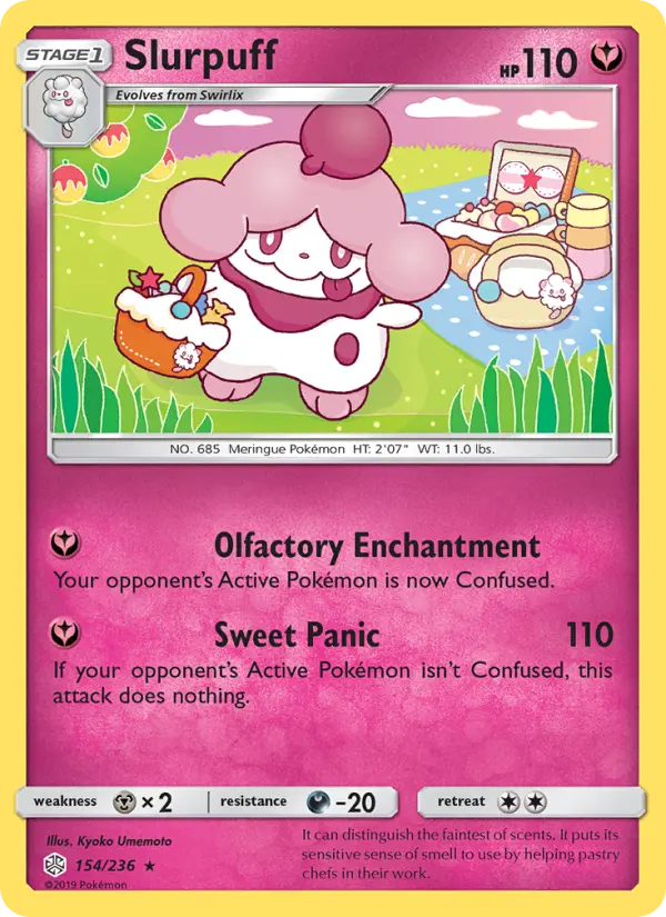 Slurpuff — Cosmic Eclipse card #154