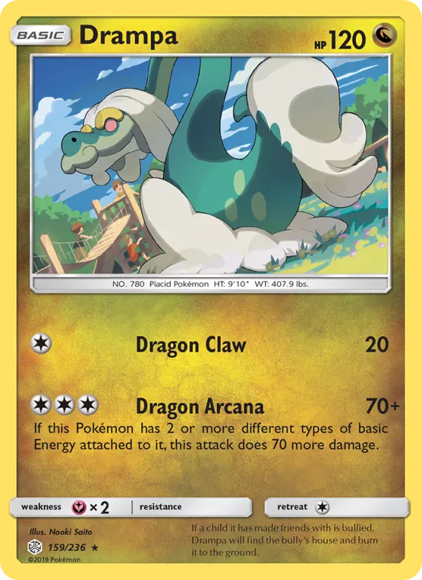 Drampa — Cosmic Eclipse card #159