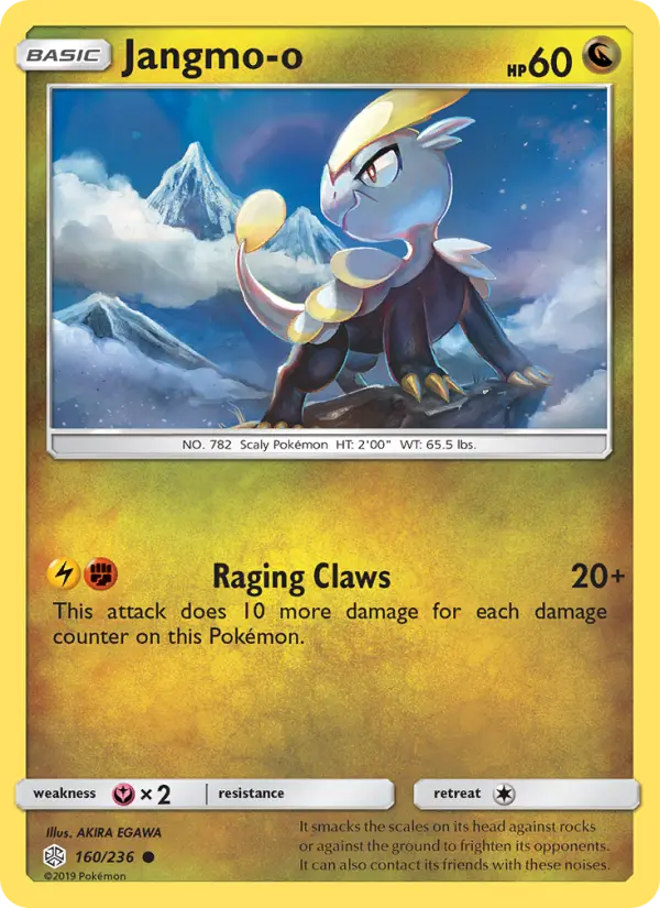 Jangmo-o — Cosmic Eclipse card #160