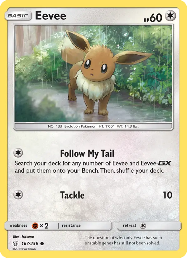 Eevee — Cosmic Eclipse card #167