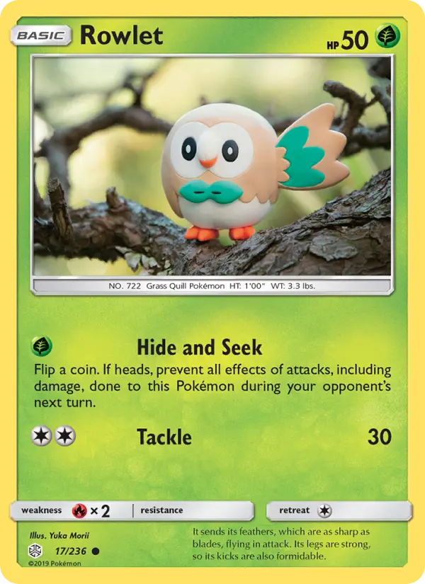 Rowlet — Cosmic Eclipse card #17