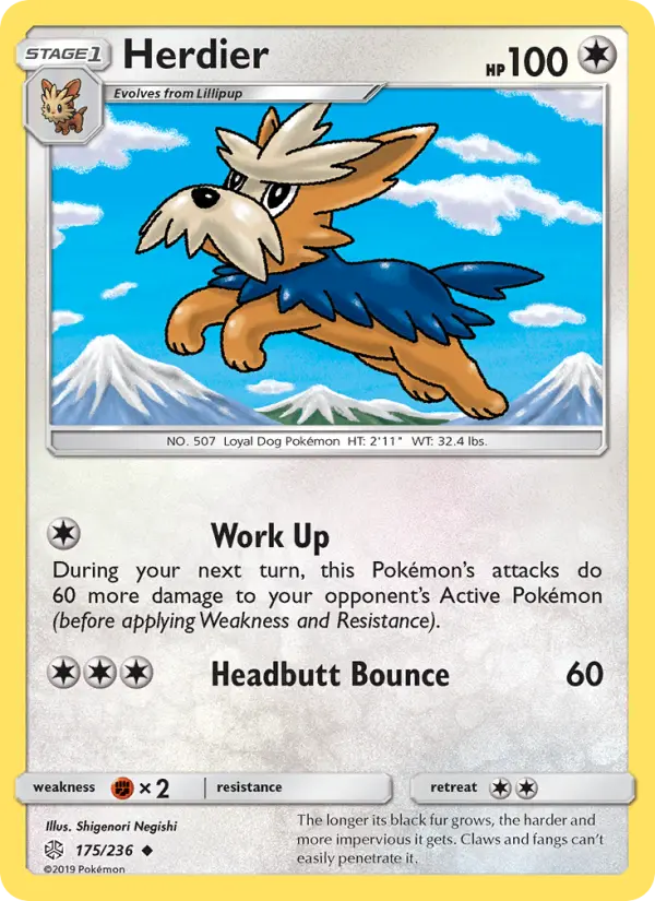 Herdier — Cosmic Eclipse card #175