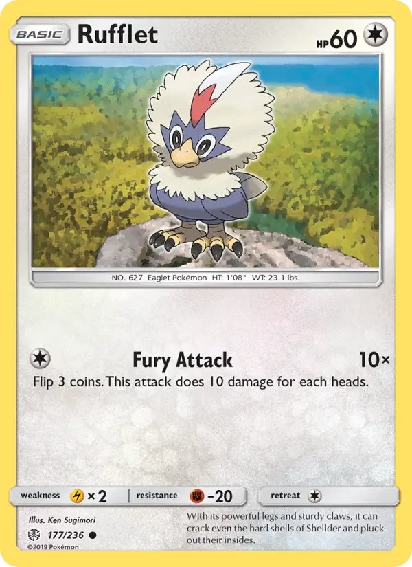 Rufflet — Cosmic Eclipse card #177