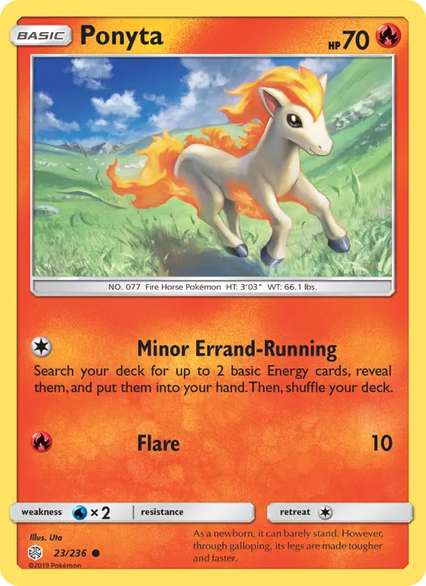 Ponyta — Cosmic Eclipse card #23