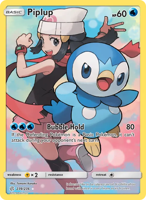 Piplup — Cosmic Eclipse card #239