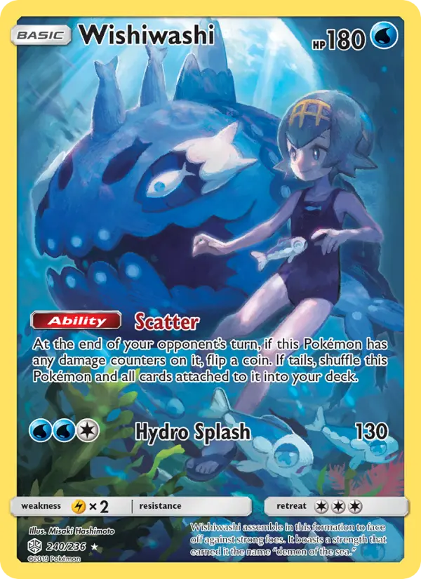 Wishiwashi — Cosmic Eclipse card #240