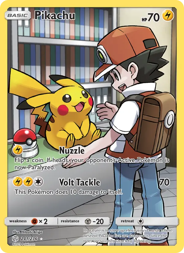 Pikachu — Cosmic Eclipse card #241