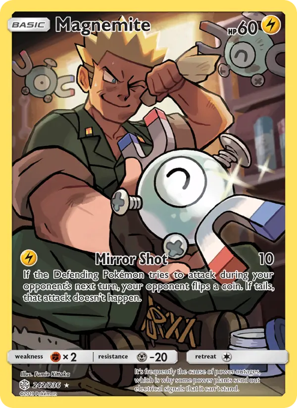Magnemite — Cosmic Eclipse card #242
