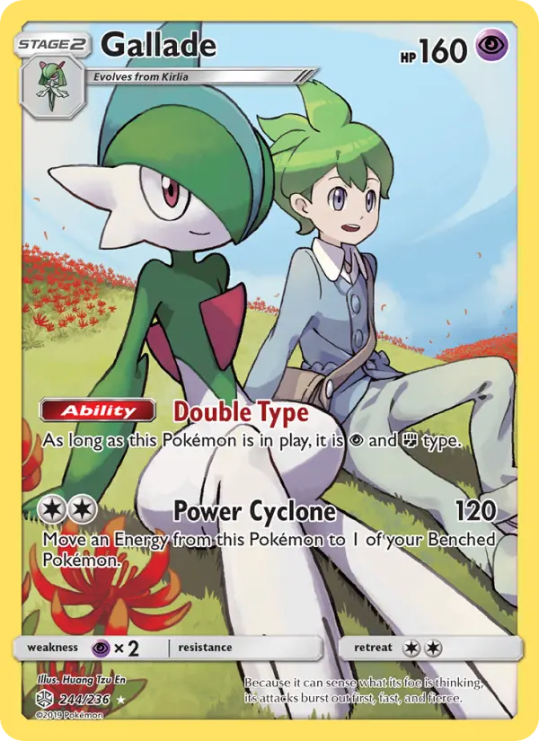 Gallade — Cosmic Eclipse card #244