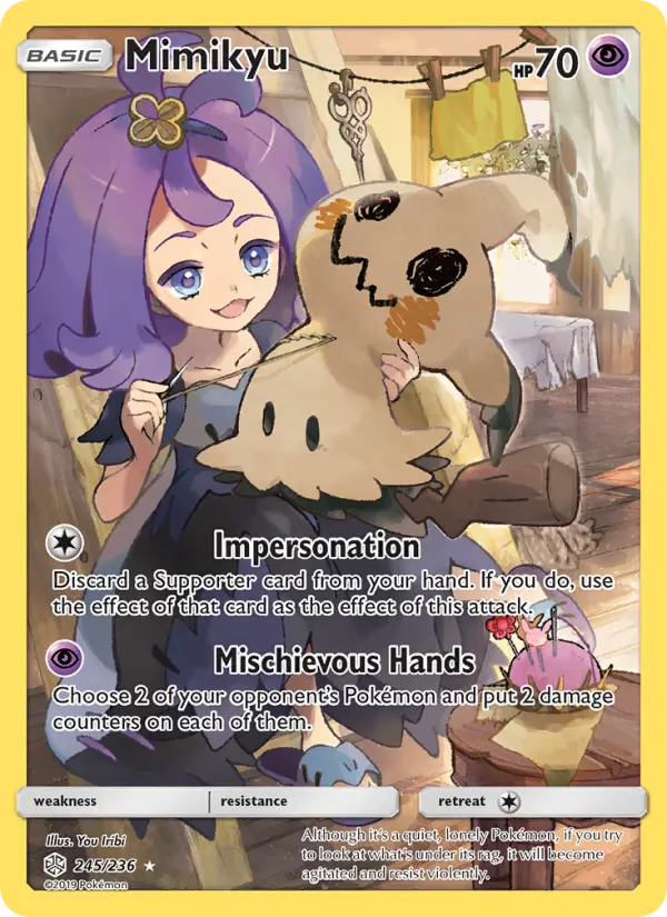 Mimikyu — Cosmic Eclipse card #245