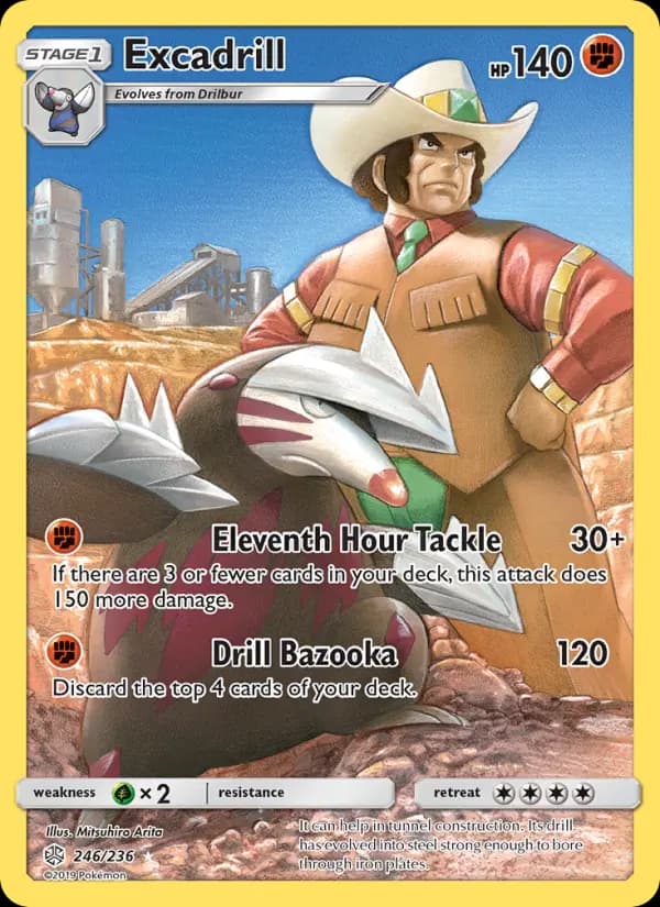 Excadrill — Cosmic Eclipse card #246
