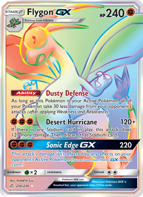 Flygon GX — Cosmic Eclipse card #256