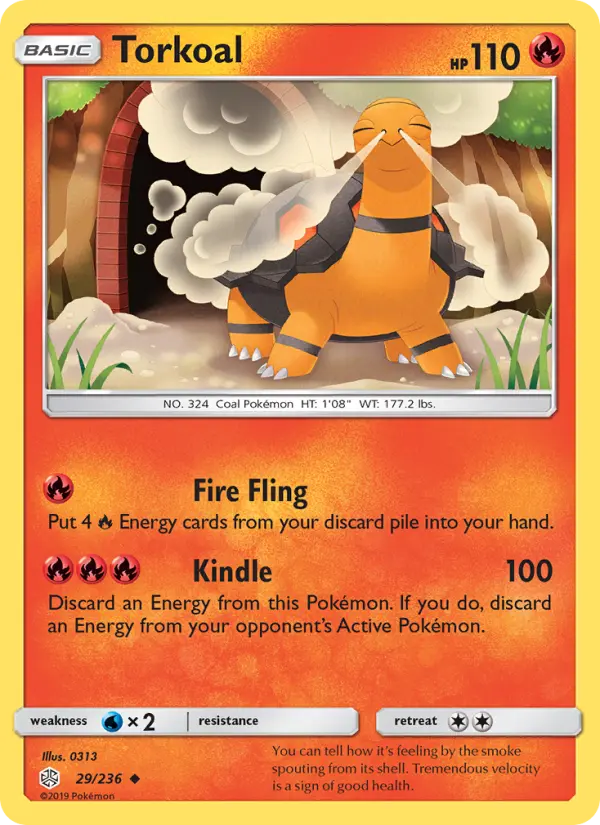 Torkoal — Cosmic Eclipse card #29