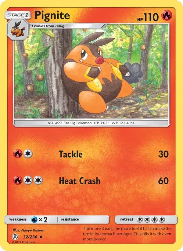 Pignite — Cosmic Eclipse card #32