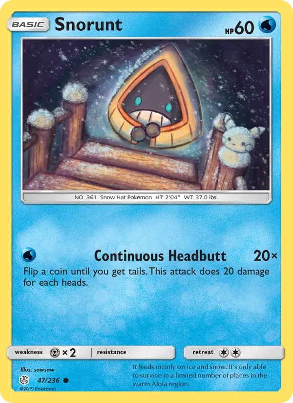 Snorunt — Cosmic Eclipse card #47