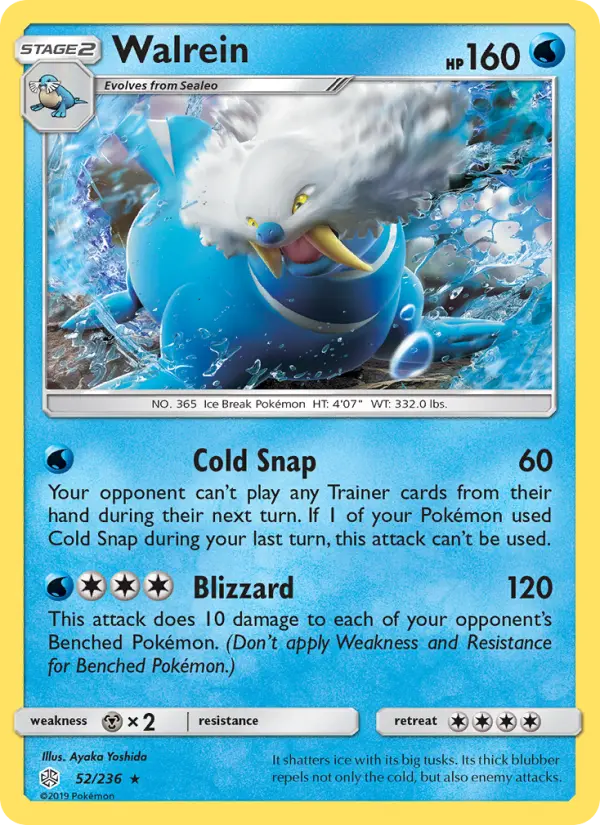 Walrein — Cosmic Eclipse card #52