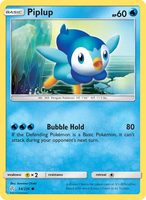 Piplup — Cosmic Eclipse card #54