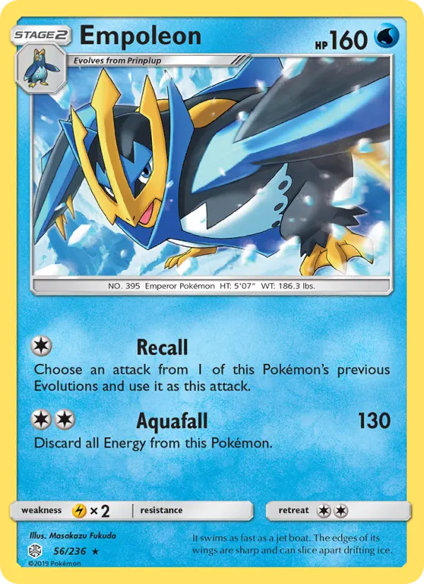 Empoleon — Cosmic Eclipse card #56