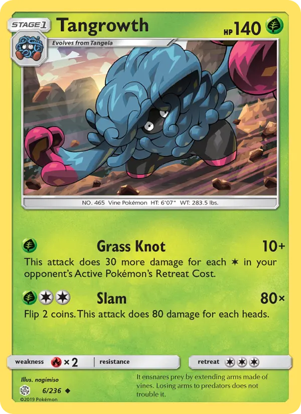 Tangrowth — Cosmic Eclipse card #6