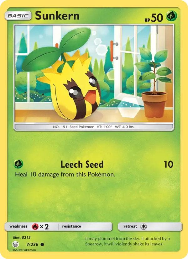 Sunkern — Cosmic Eclipse card #7