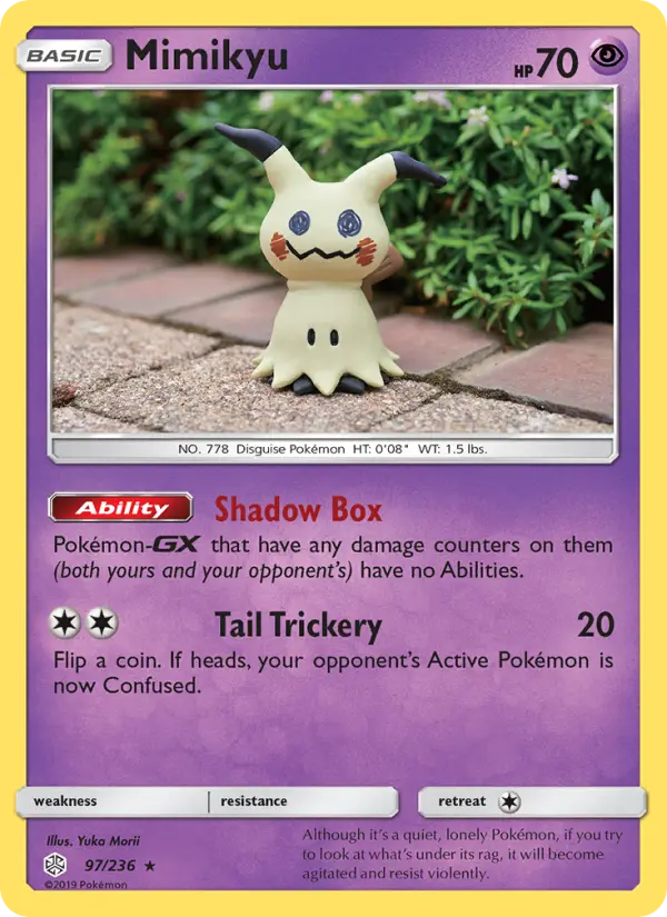 Mimikyu — Cosmic Eclipse card #97