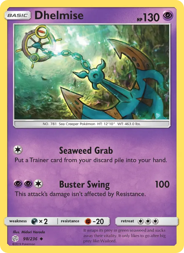 Dhelmise — Cosmic Eclipse card #98