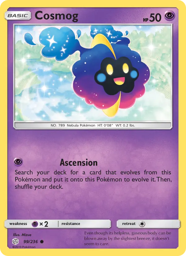 Cosmog — Cosmic Eclipse card #99
