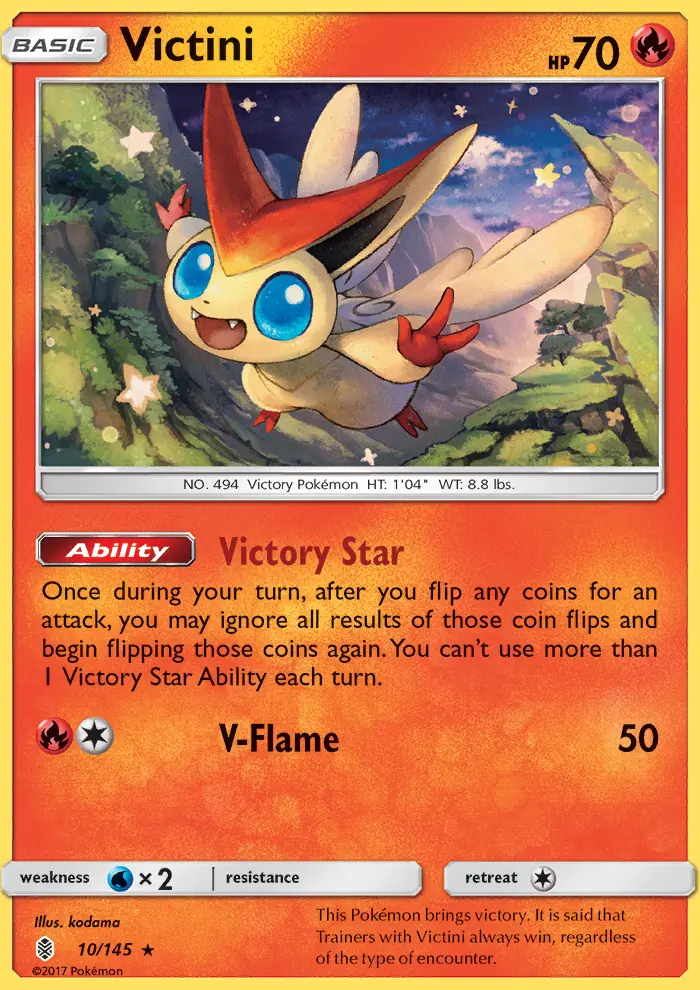 Victini — Guardians Rising card #10