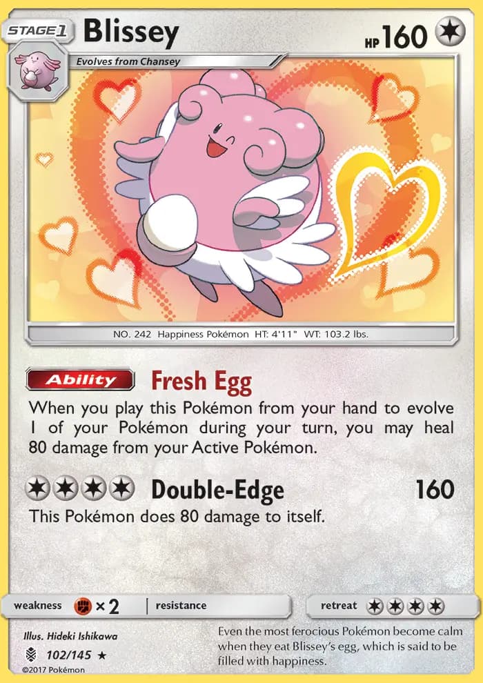 Blissey — Guardians Rising card #102