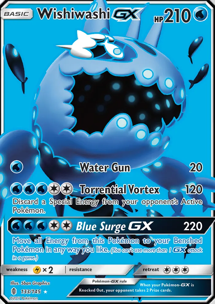 Wishiwashi GX — Guardians Rising card #133
