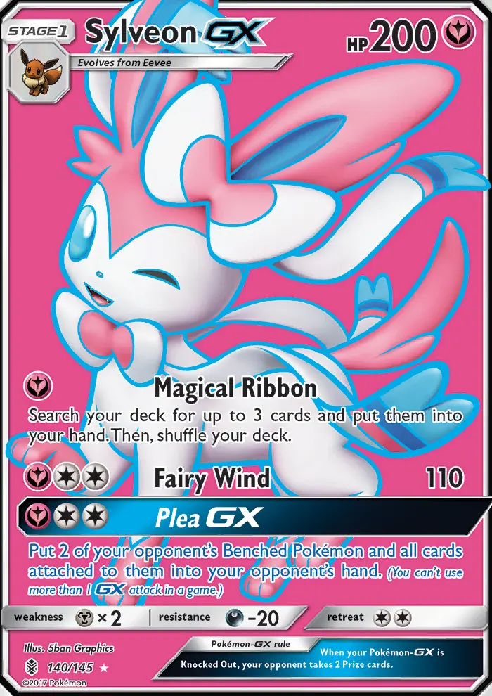 Sylveon GX — Guardians Rising card #140