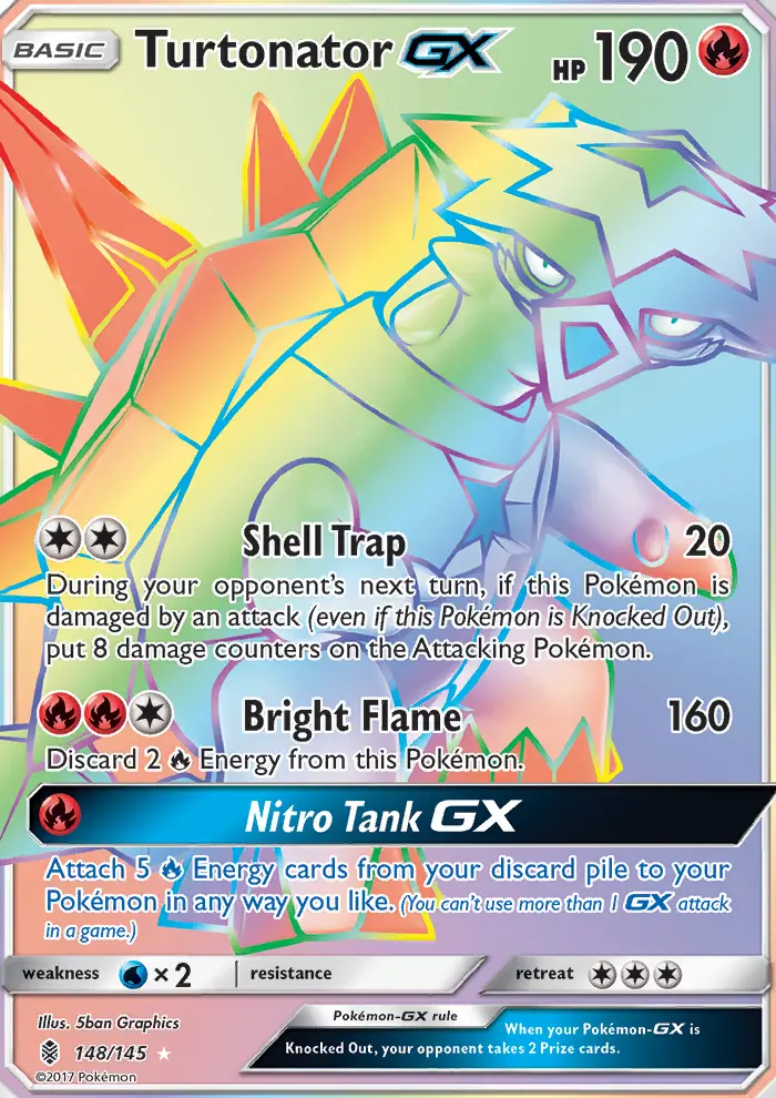 Turtonator GX — Guardians Rising card #148