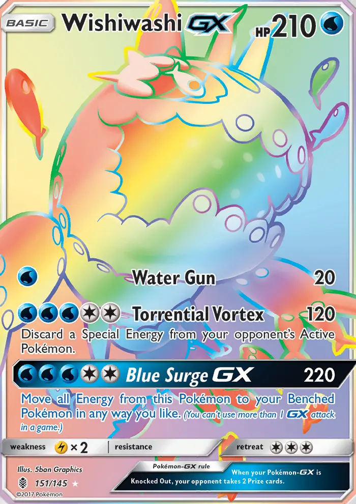 Wishiwashi GX — Guardians Rising card #151