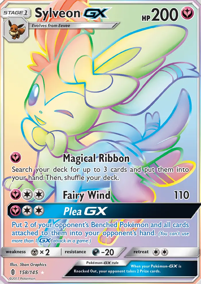 Sylveon GX — Guardians Rising card #158