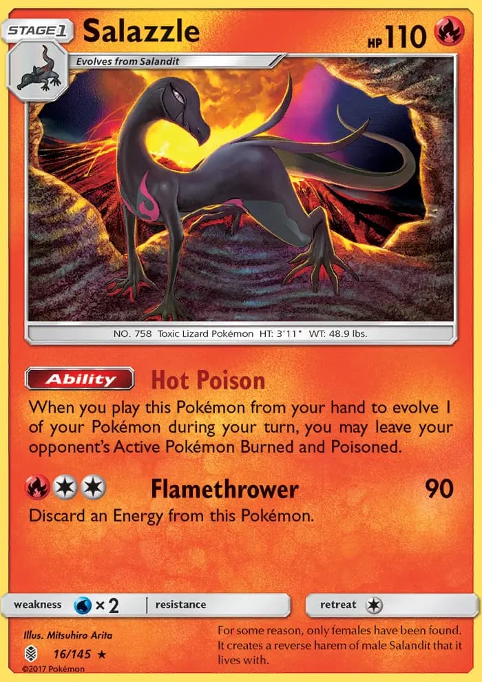 Salazzle — Guardians Rising card #16