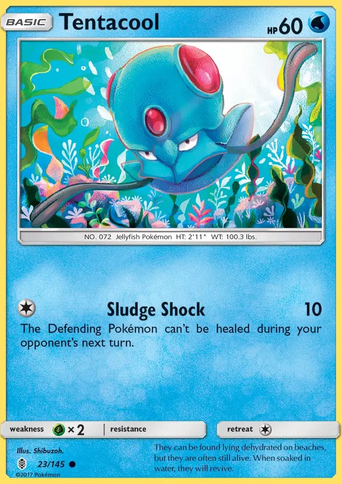 Tentacool — Guardians Rising card #23