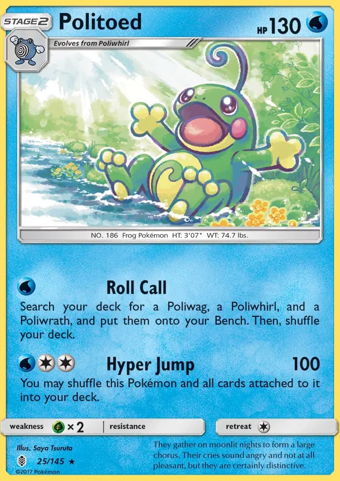 Politoed — Guardians Rising card #25