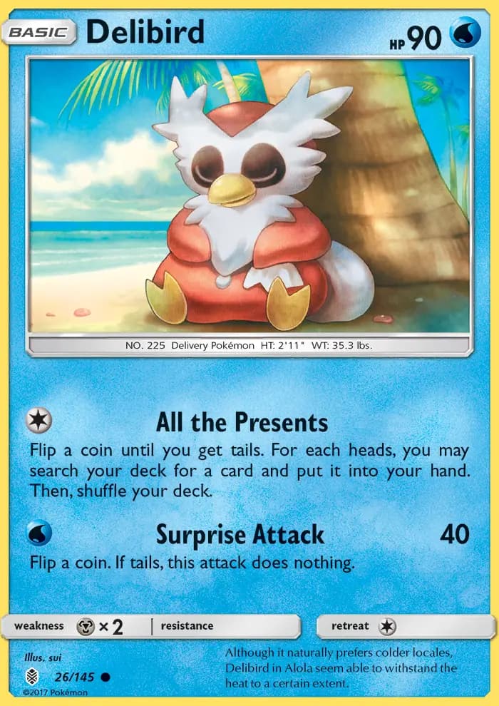 Delibird — Guardians Rising card #26
