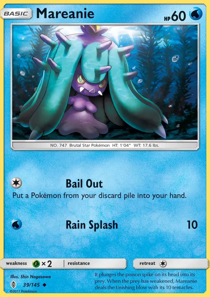 Mareanie — Guardians Rising card #39
