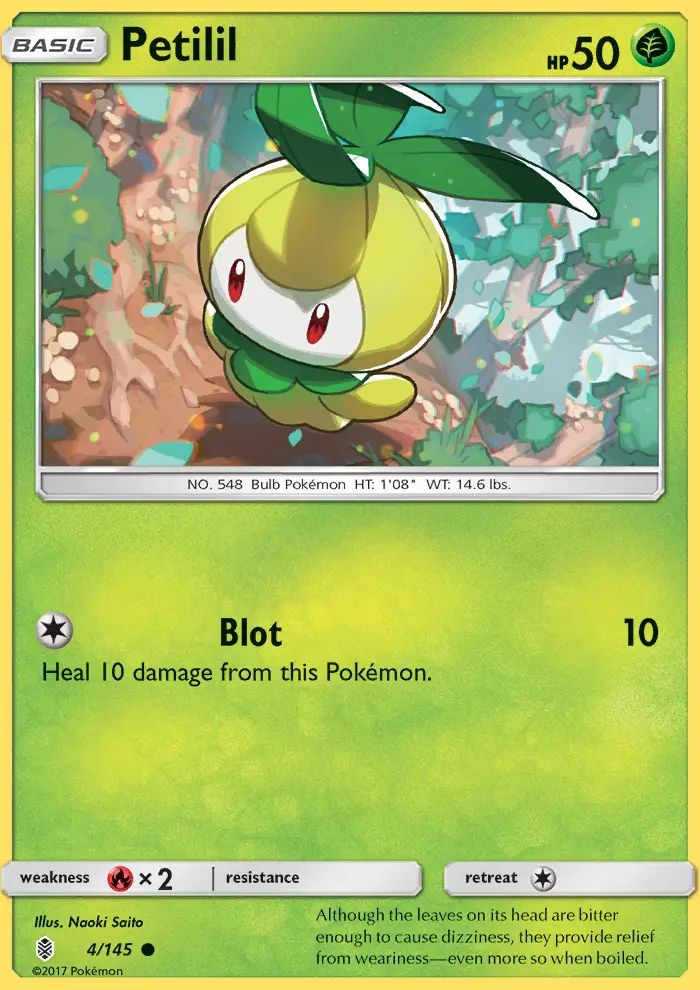Petilil — Guardians Rising card #4