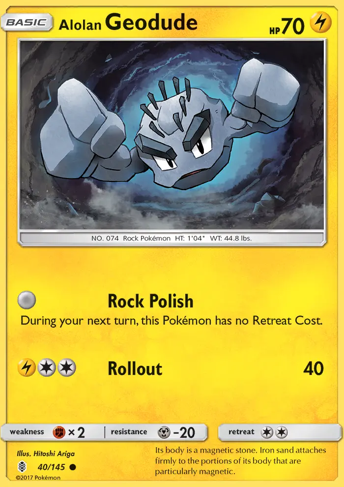 Alolan Geodude — Guardians Rising card #40