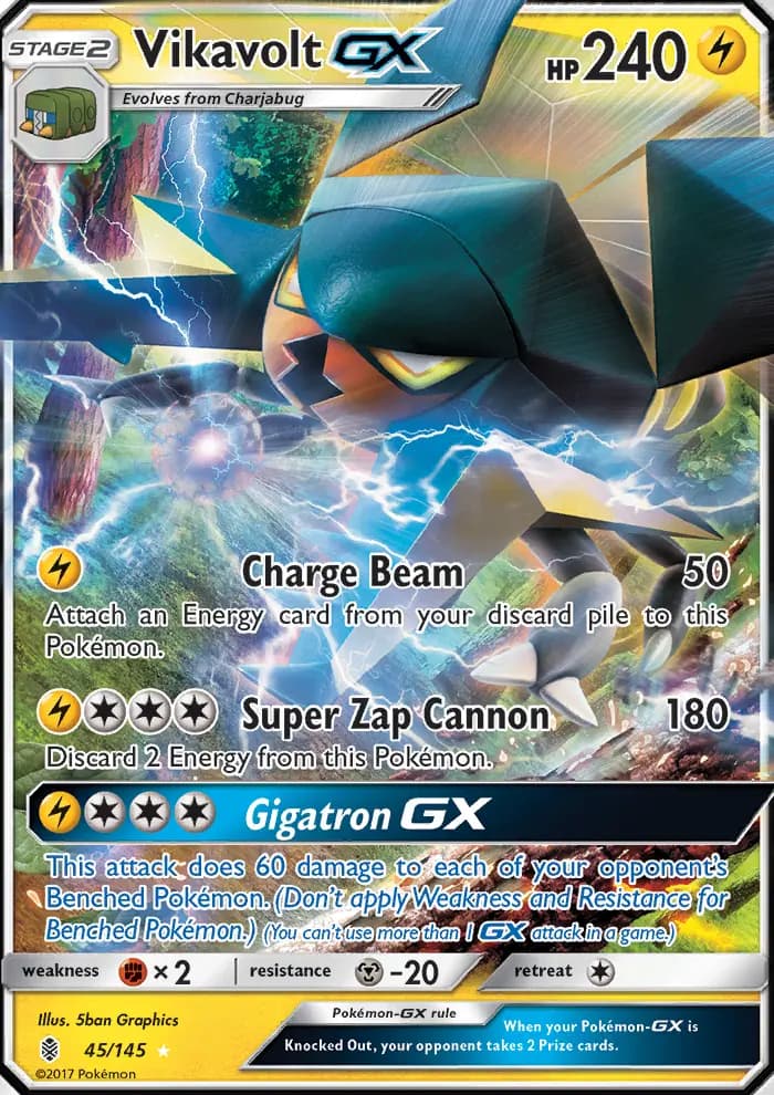 Vikavolt GX — Guardians Rising card #45